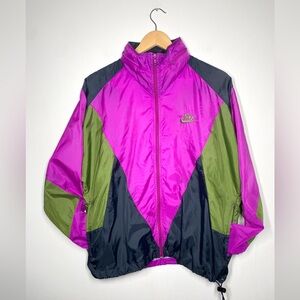 Vintage Nike 1980’s Colourblock Windbreaker with Hood